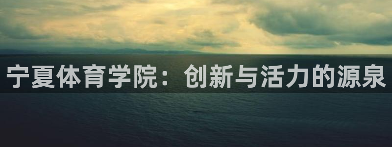 宁夏体育学院：创新与活力的源泉