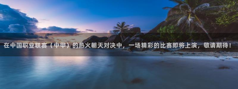 在中国职业联赛（中甲）的热火朝天对决中，一场精彩的比赛即将上演，敬请期待！
