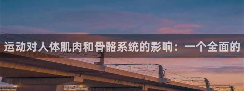 运动对人体肌肉和骨骼系统的影响：一个全面的